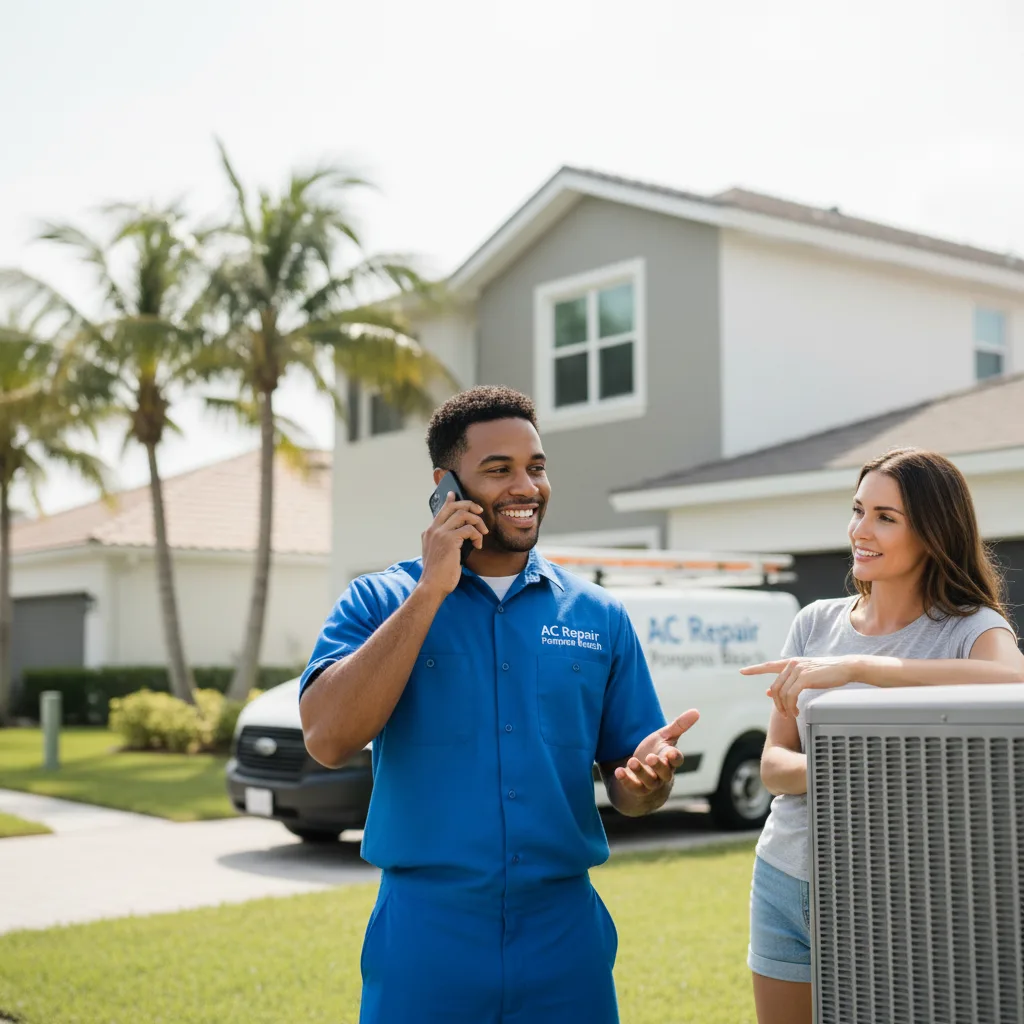AC Repair Pompano Beach customer support in Upper Black Eddy